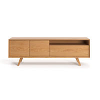 TV-SCHRANK Quatro aus massivem Eichenholz 200 cm - Eichefarben/Naturfarben, Holz (200/65/50cm) - Danzz