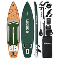 STAND-UP-PADDLE-BOARD 335x81x15cm Grün - Grün, Kunststoff (335/84cm) - Kaket