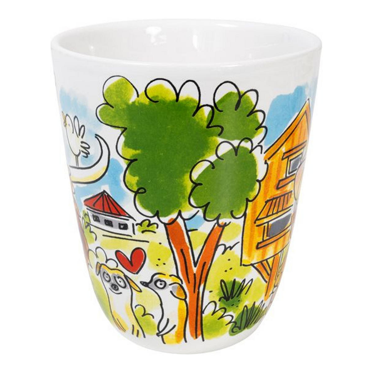 BECHER Wild werden Beekse Bergen in Bunt - 350 ml - Multicolor, Keramik (0.35L) - Blond Amsterdam