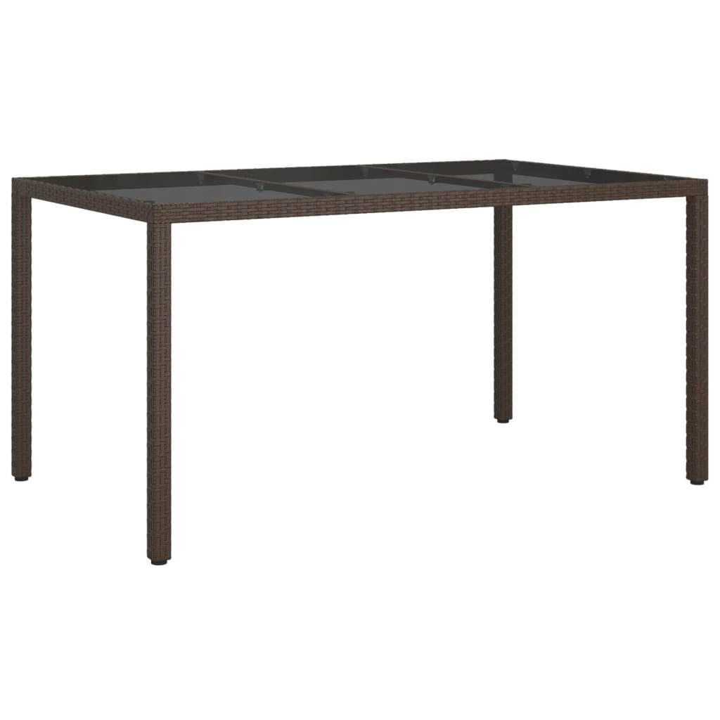 GARTENTISCH Tischorn 90/75/150 cm - Hellbraun, Naturmaterialien (150/90/75cm) - ZMH
