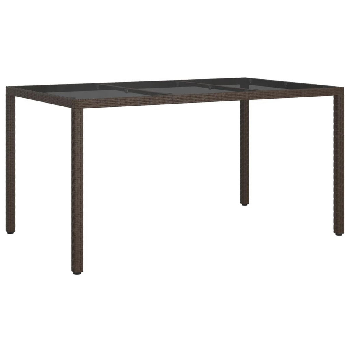 GARTENTISCH Tischorn 90/75/150 cm - Hellbraun, Naturmaterialien (150/90/75cm) - ZMH