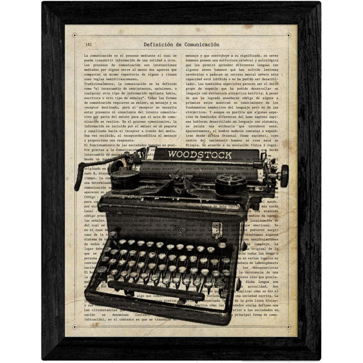 POSTER Set Mit 4 Vintage Erfindungen Größe A4 Rahmenlos - Klar, Papier (21/1/29.7cm) - Nacnic