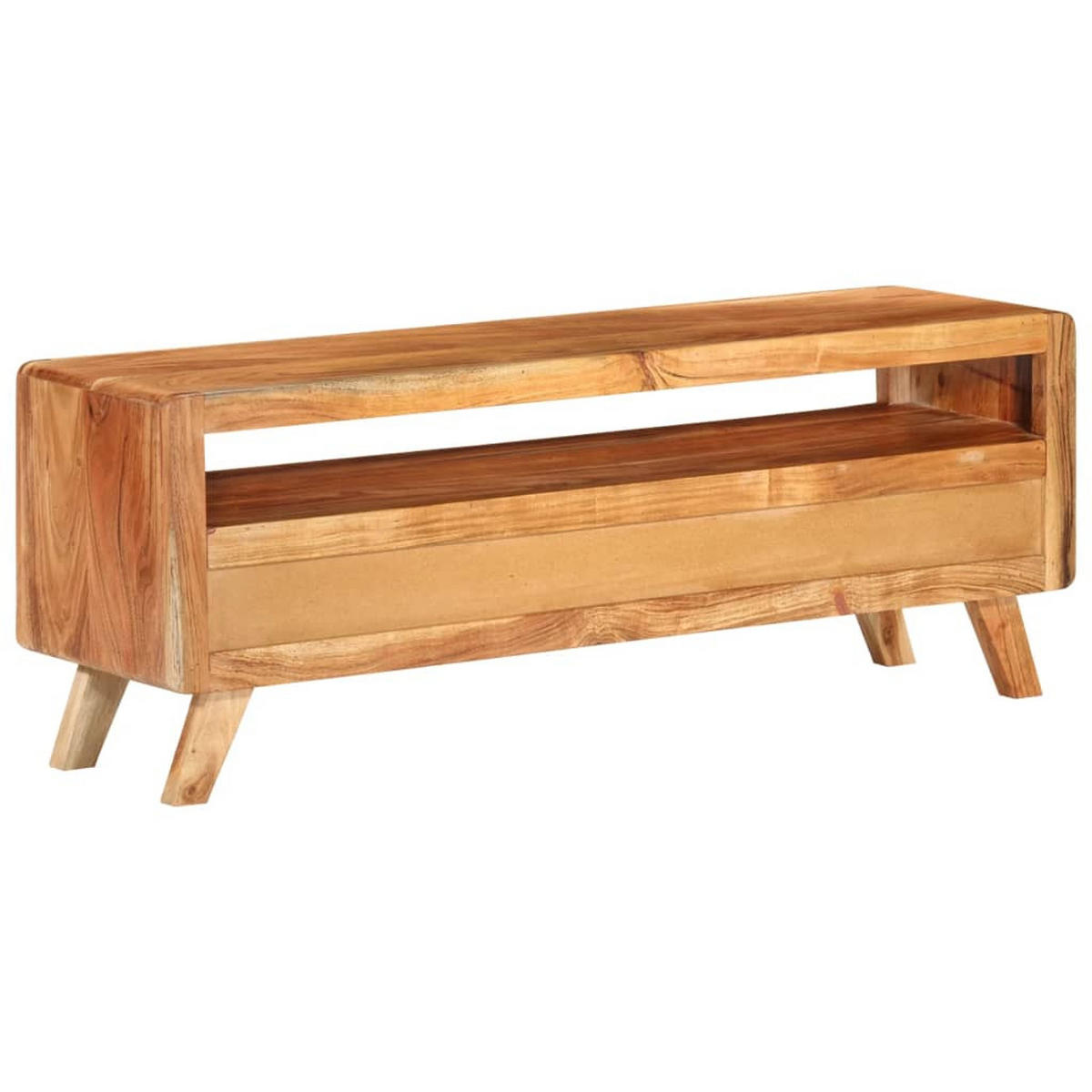 TV-SCHRANK 110/30/40 Cm Massivholz Akazie - Braun, Holz (30/40/110cm) - vidaXL