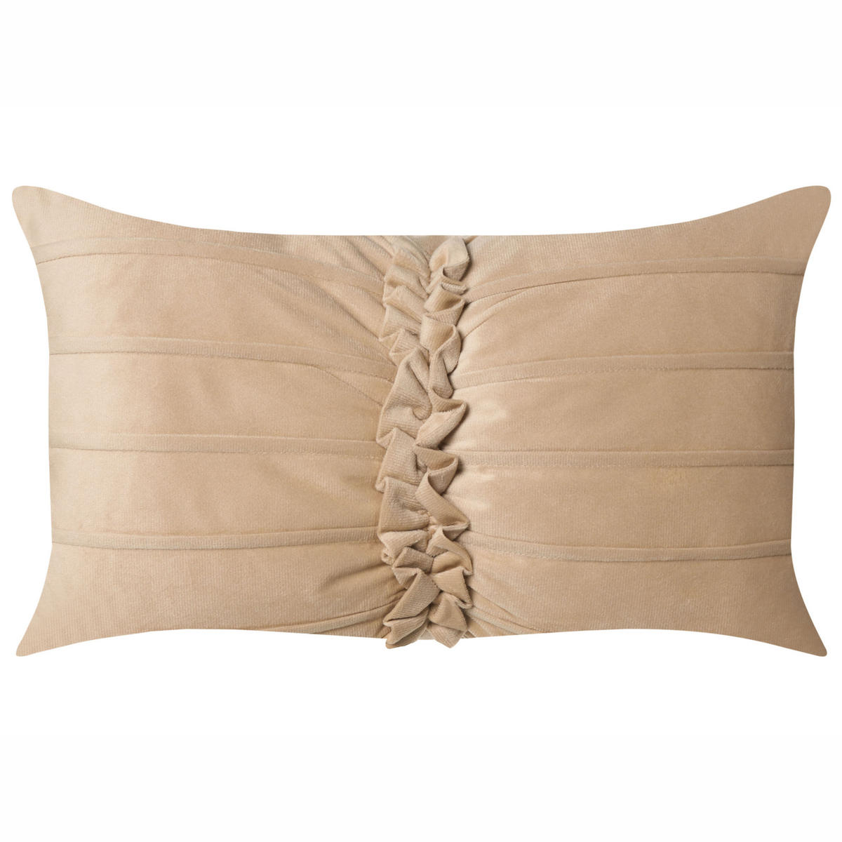 DEKOKISSEN 2er-Set Beige 30/50 cm Belle - Beige, Textil (50/30cm) - Beliani