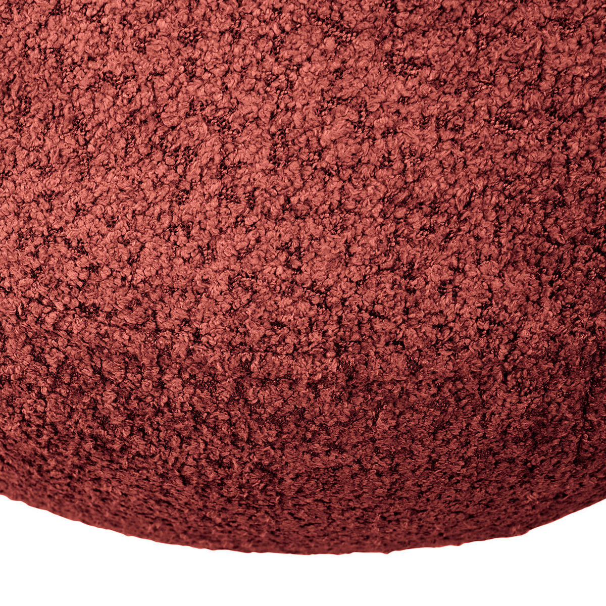 POLSTERHOCKER - Weinrot/Schwarz, Kunststoff/Textil (59/45/59cm) - home24