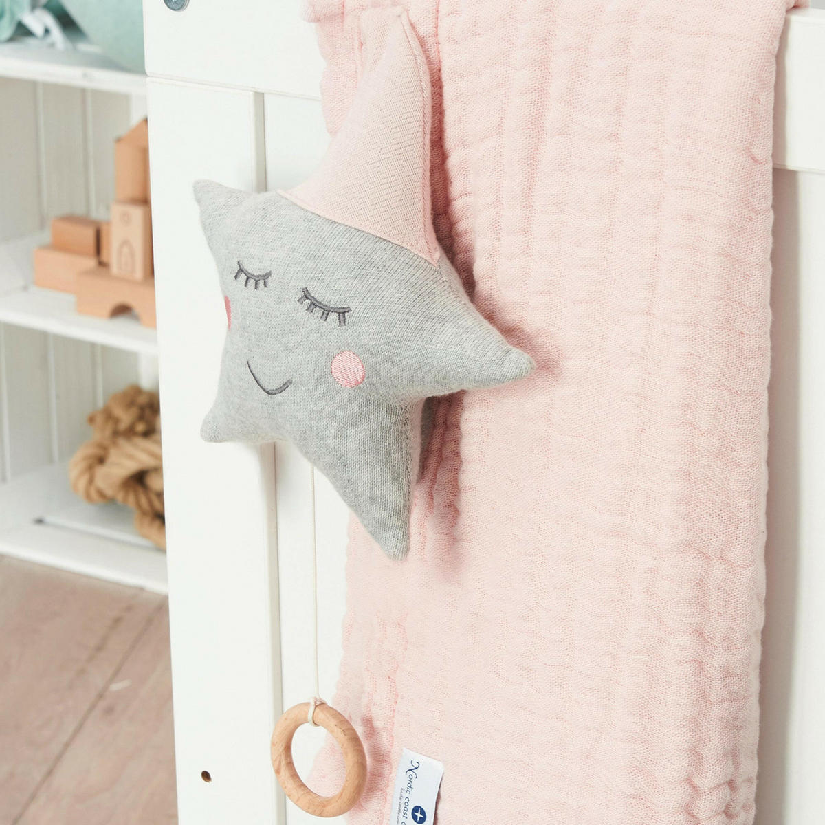 SPIELUHR Baby Rosa - Hellrosa, Textil (15/4/22cm) - nordic coast company