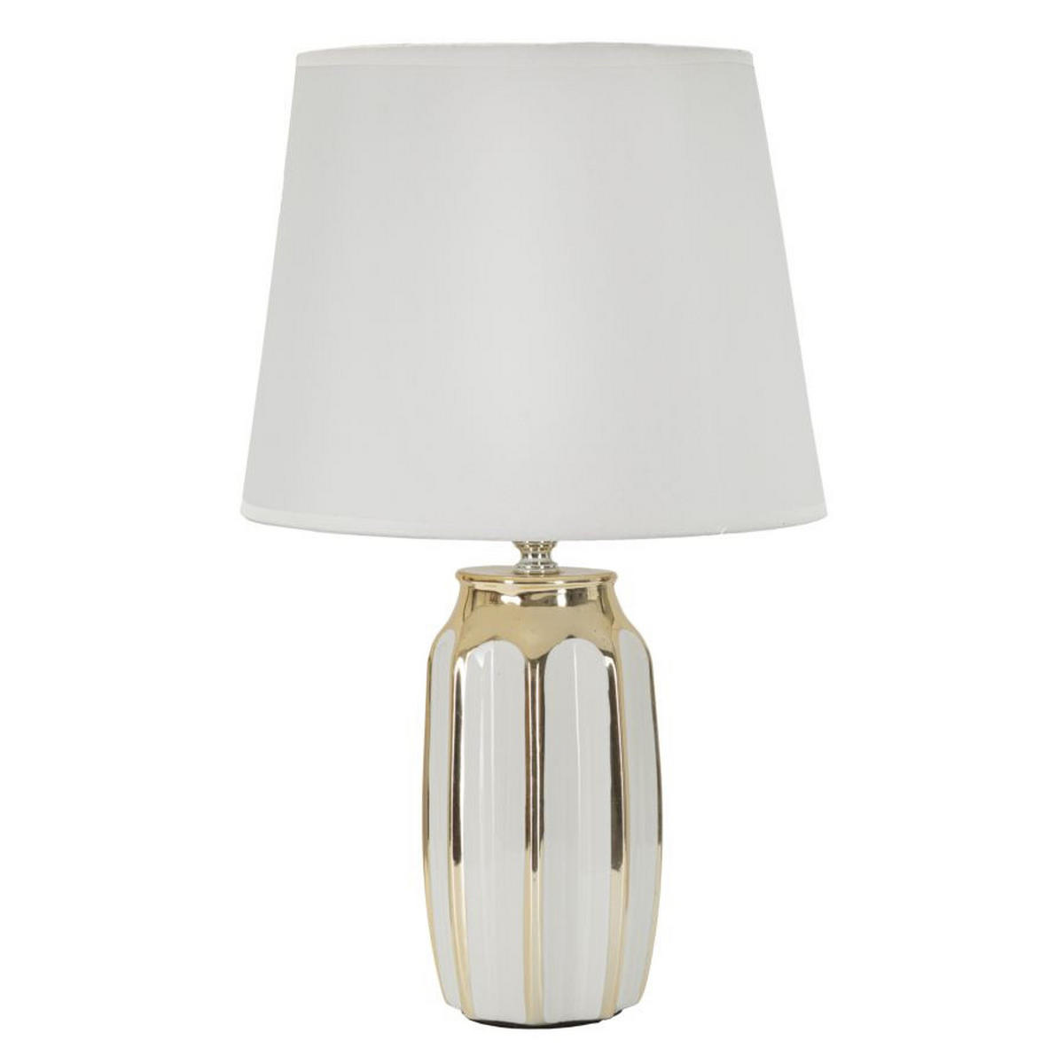 LAMPE Keramiksockel Tavolo Ø 25 cm - Weiß, Keramik (25/25/40.5cm) - Mauro Ferretti