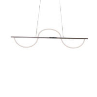 HÄNGELEUCHTE Savona, Silber/Chrom, 100cm - Chromfarben, Metall (100/100/20cm) - KOSILUM