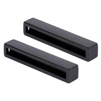 REGALTRÄGER als 2er Set Jona, Stahl in verschiedenen Trendfarben - Schwarz, Metall (4/4/22cm) - Alberts