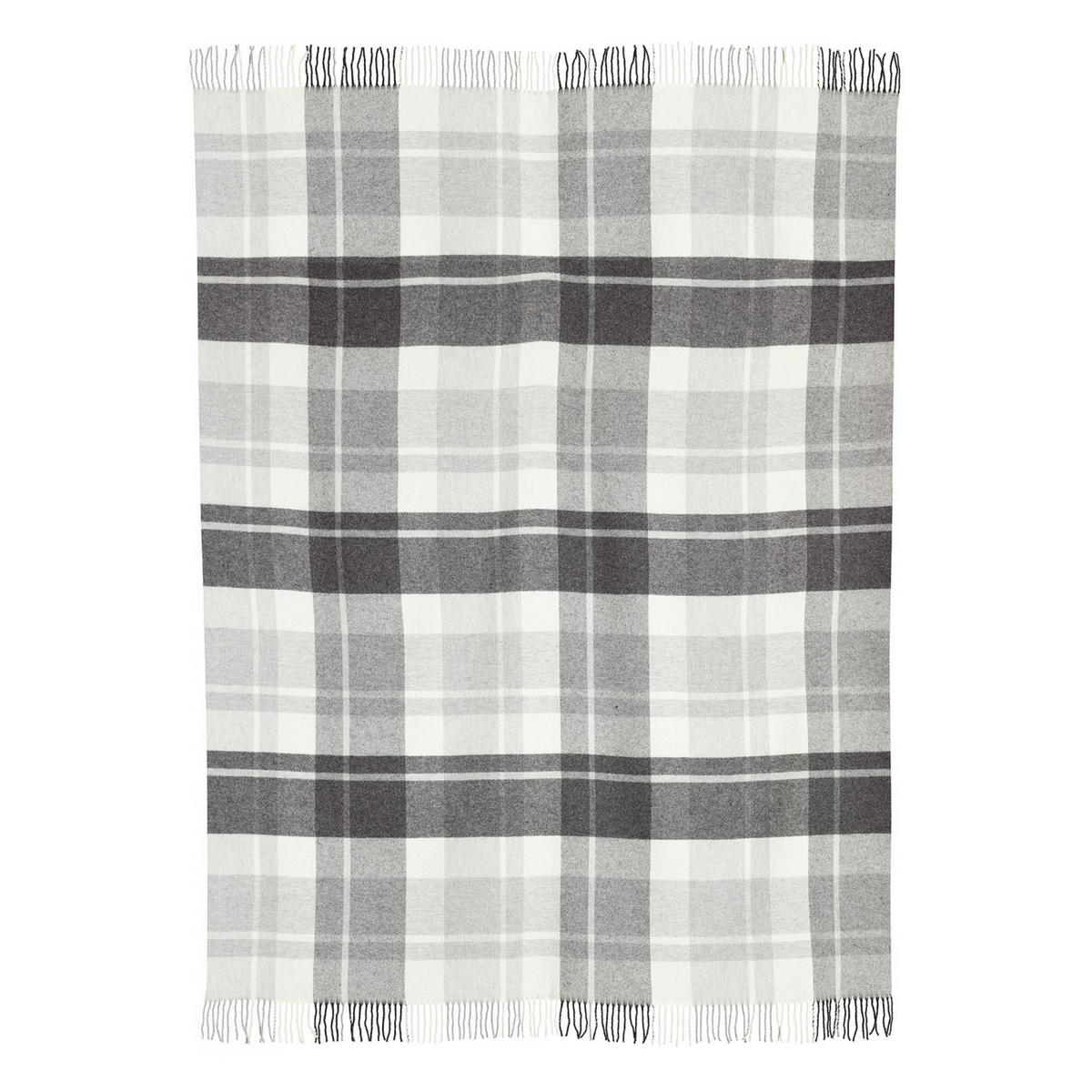 SCHOTTENPLAID Shona umbra 140 x 200 cm - Grau, Textil (140/200cm) - Vivaraise