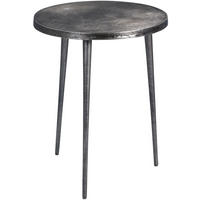 COUCHTISCH Casandra 2 Beistelltisch Rund Antik Nickel Optik 40/50/40 cm - Grau, Metall (40/50/3.5cm) - M2 Kollektion