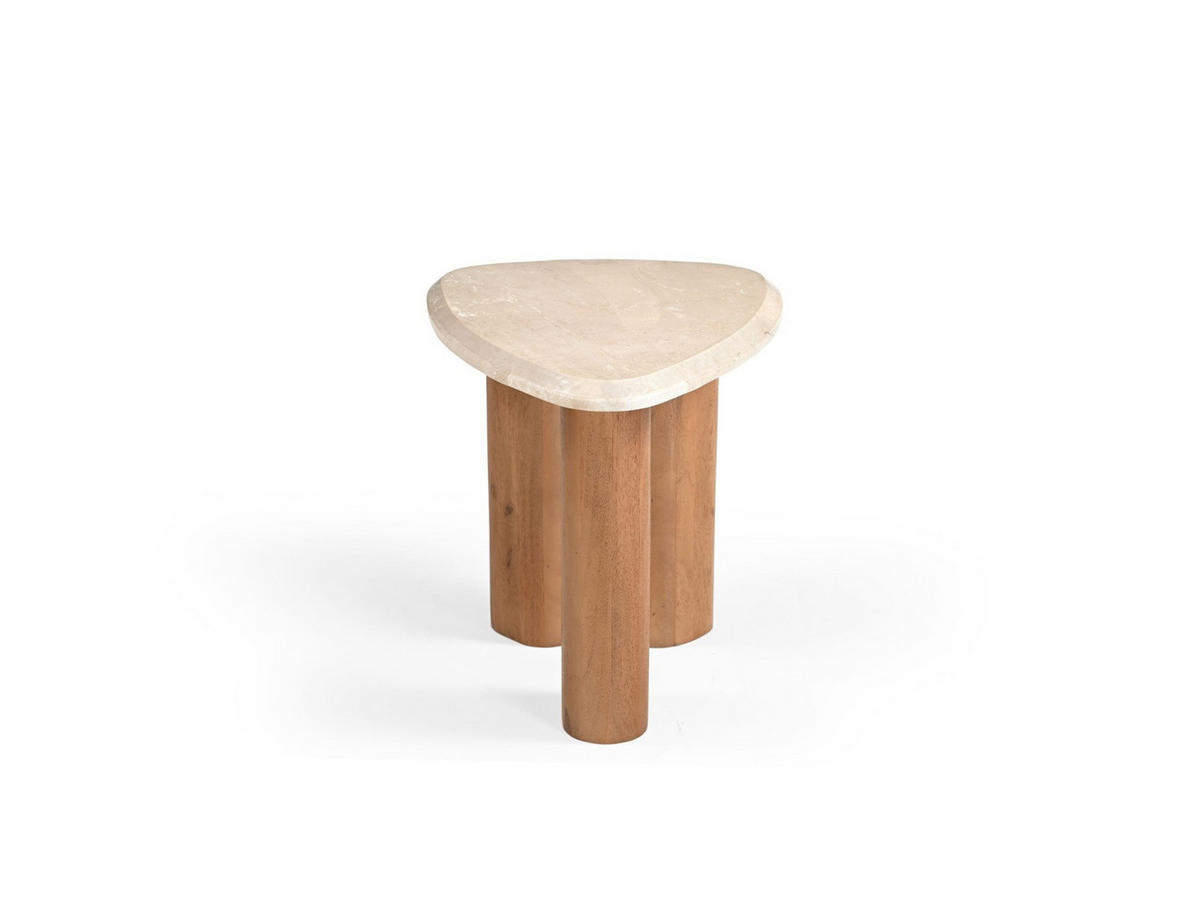 COUCHTISCH Nuvé Mangoholz 60 cm / 45 cm Beige - Beige, Holz (45/60/46cm) - Villa Möbel