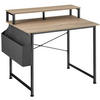 SCHREIBTISCH Thornton, 120 x 60 x 110 cm, Industrial Holz hell, Eiche Sonoma - Naturfarben, Holzwerkstoff (60/120/90cm) - tectake