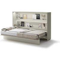 SCHRANKBETT BC-05 - 120x200cm Horizontal - Kaschmir - Kaschmir, Holzwerkstoff (200/120cm) - Meblini