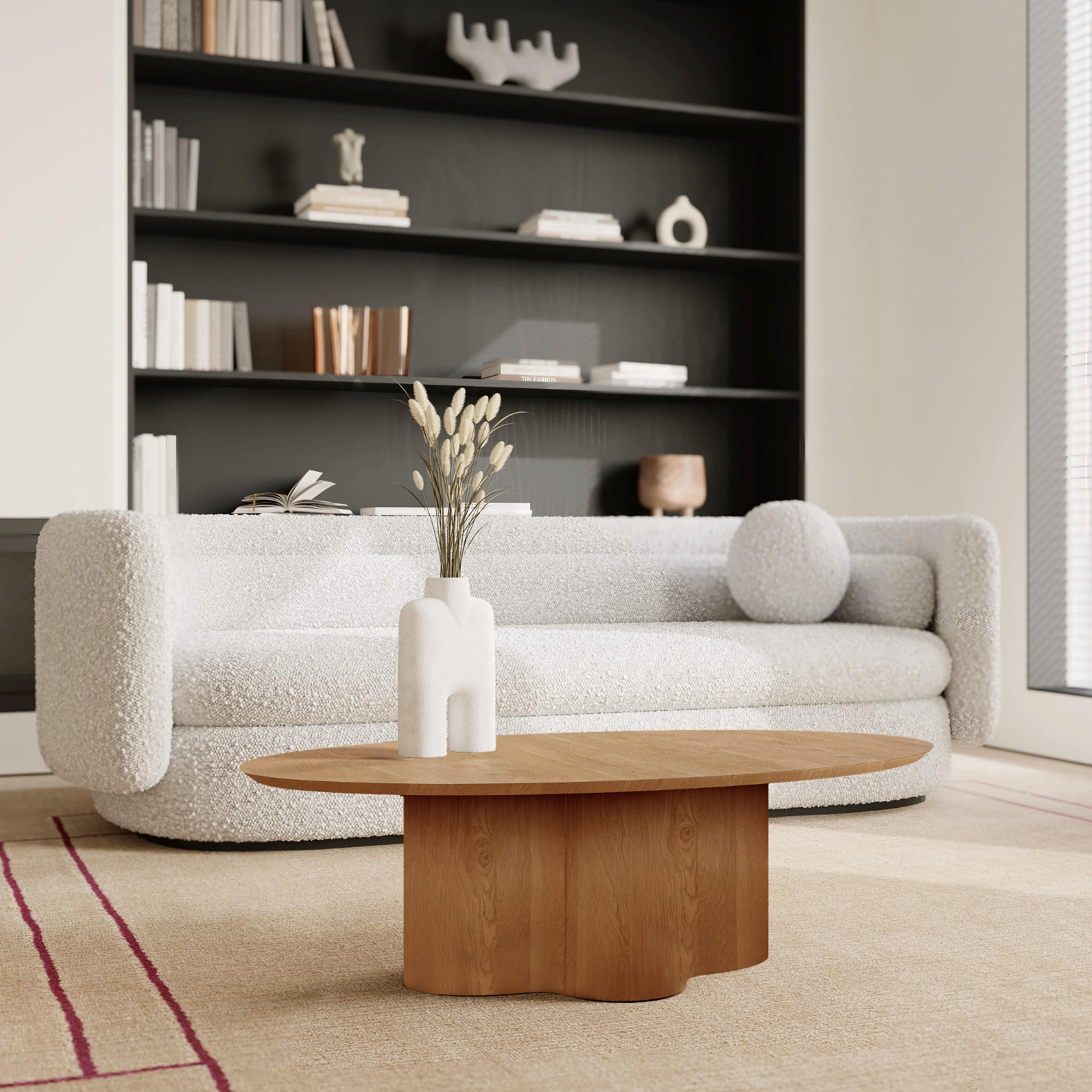 COUCHTISCHE Sperrholz Nussbaum 110cm - Braun, Holz (60/110/35cm) - Sia Home