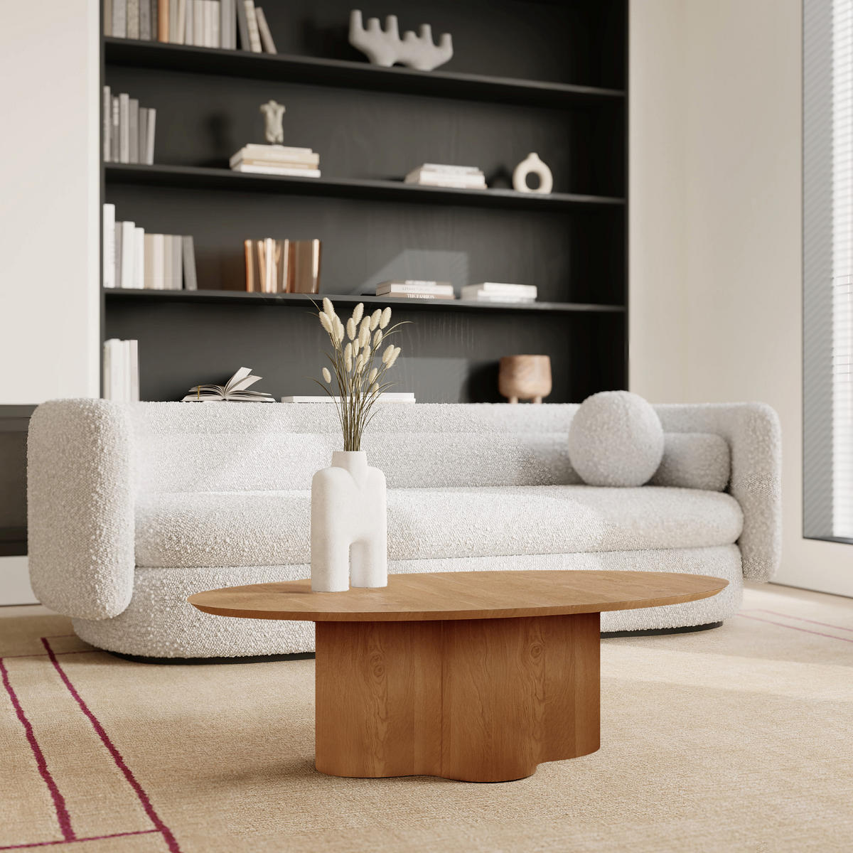 COUCHTISCHE Sperrholz Nussbaum 110cm - Braun, Holz (60/110/35cm) - Sia Home