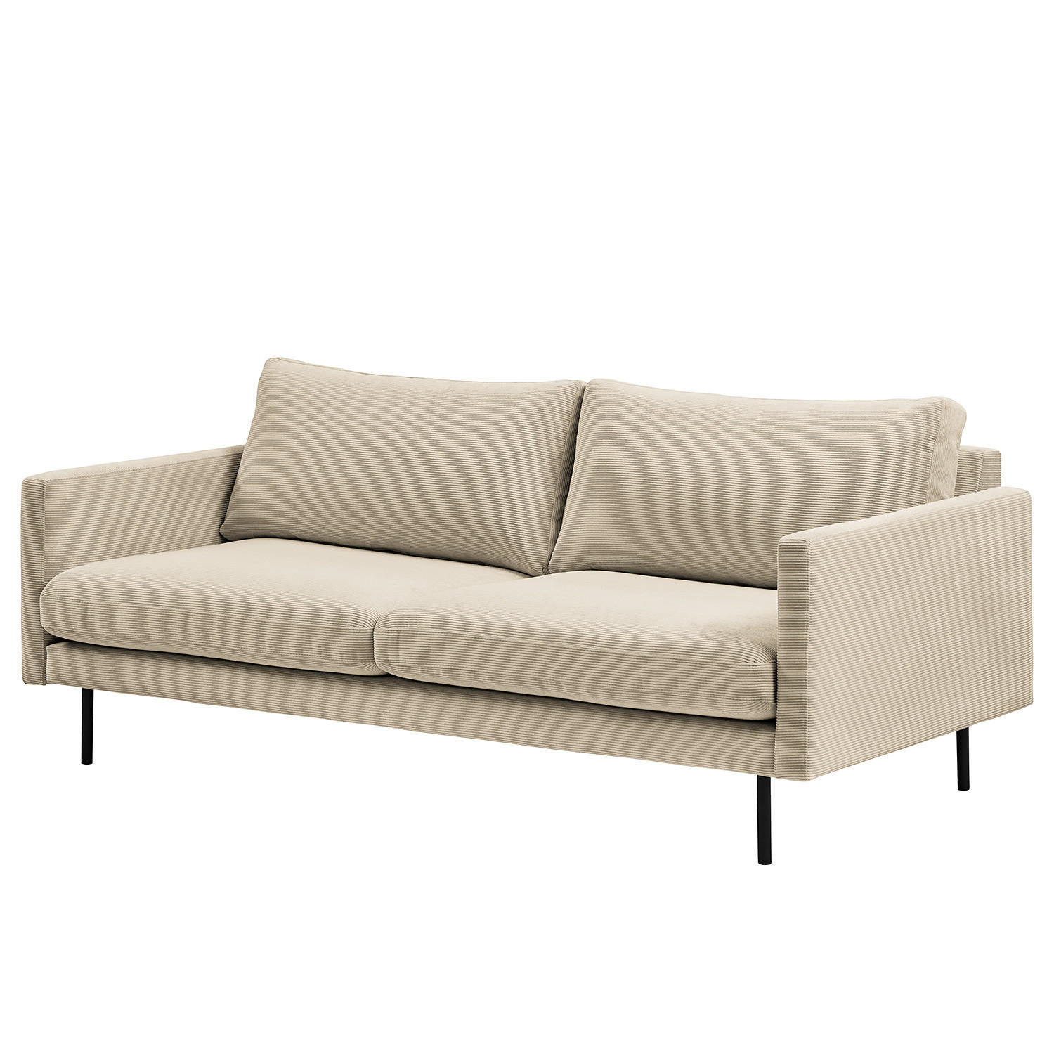3-SITZER SOFA - Beige, Textil (196/82/94cm) - home24