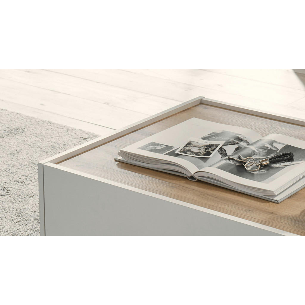 Thumbnail - Furn.Design Sideboard, Weiß, Eiche Wotan, Holz, Nachbildung,Eiche, Uni, Holz Optik, 3 Fächer, 1 Schubladen, 170x87x40 cm...