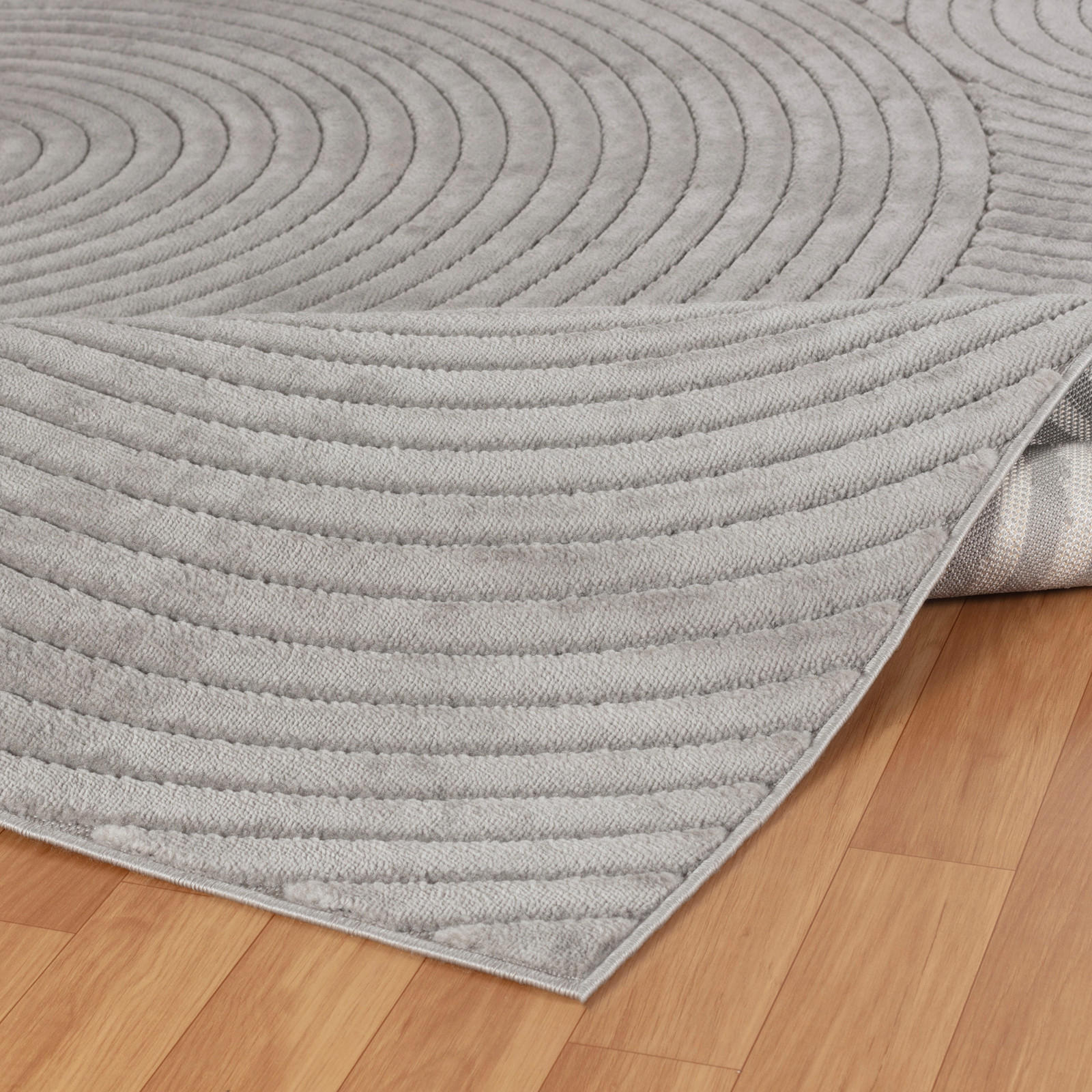 Thumbnail - Livabliss Outdoorteppich, Grau, Textil, Grafikmuster, Rechteckig, 80x150 cm, Oeko-Tex® Standard 100, in verschiedenen Gr...