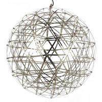 LED-HÄNGELAMPE Atom Chrom Ø 70cm - Chromfarben, Metall (70/70/70cm) - s.luce