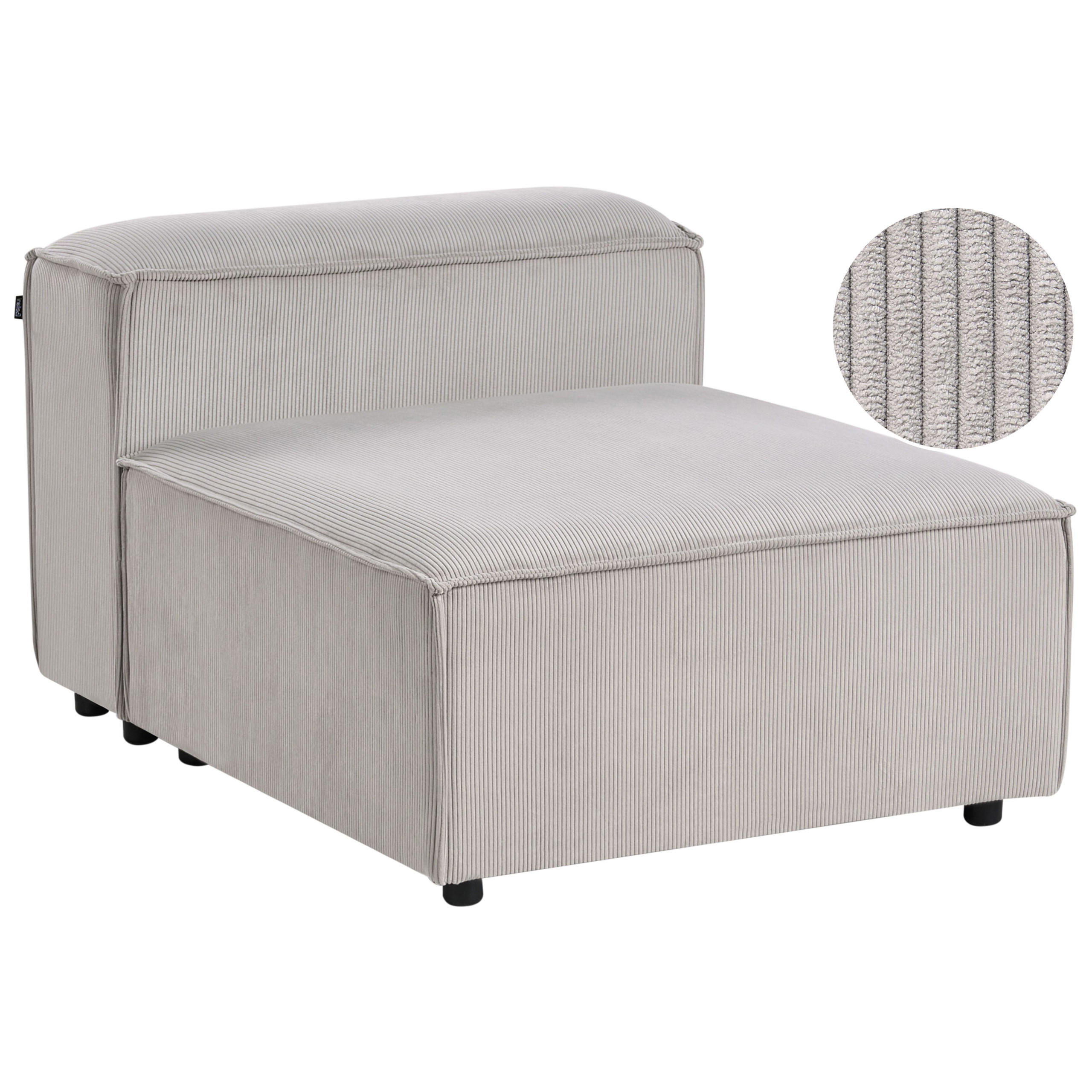 Beliani Sesselmodul Taupe 88x68x120 cm
