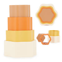 STAPELSPIEL Stapelturm Silikon - ab 6 Mo - Multicolor, Kunststoff (86/86cm) - Bieco Spielwaren