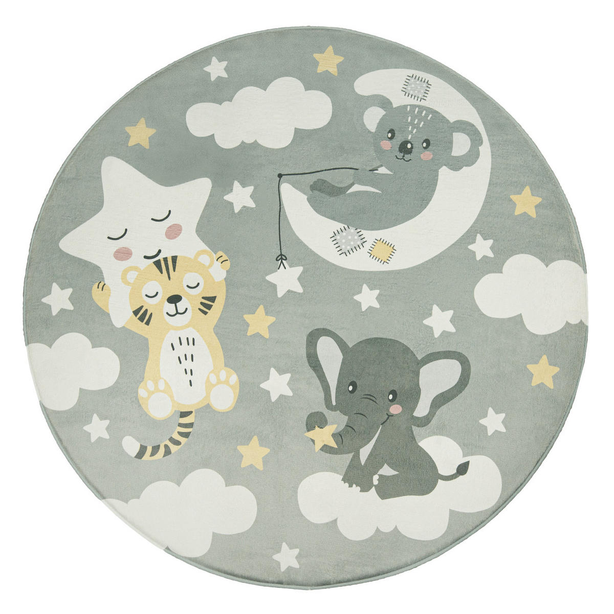 KINDERTEPPICH 80/80 cm Chicos 551 - Grau, Textil (80/80cm) - Paco Home