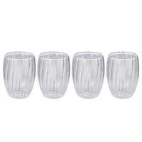 TRINKGLAS (4er Set) Hot & Cold - Transparent, Glas (0.33L) - BUTLERS