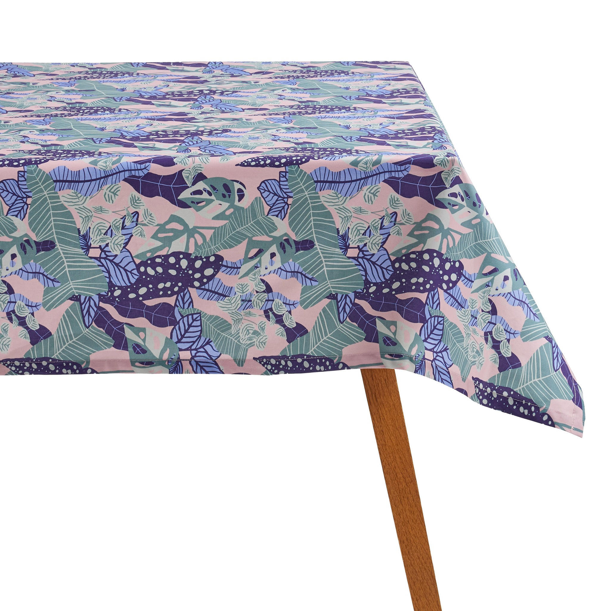 TISCHDECKE Hazel - Violett, Textil (180/130/1cm) - home&you