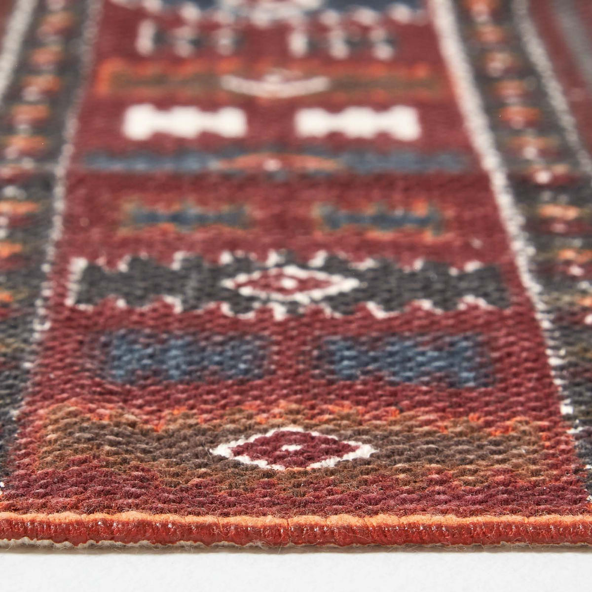 TEPPICHLÄUFER Kelim-Muster 66/200 cm - Braun, Textil (66/200cm) - Homescapes