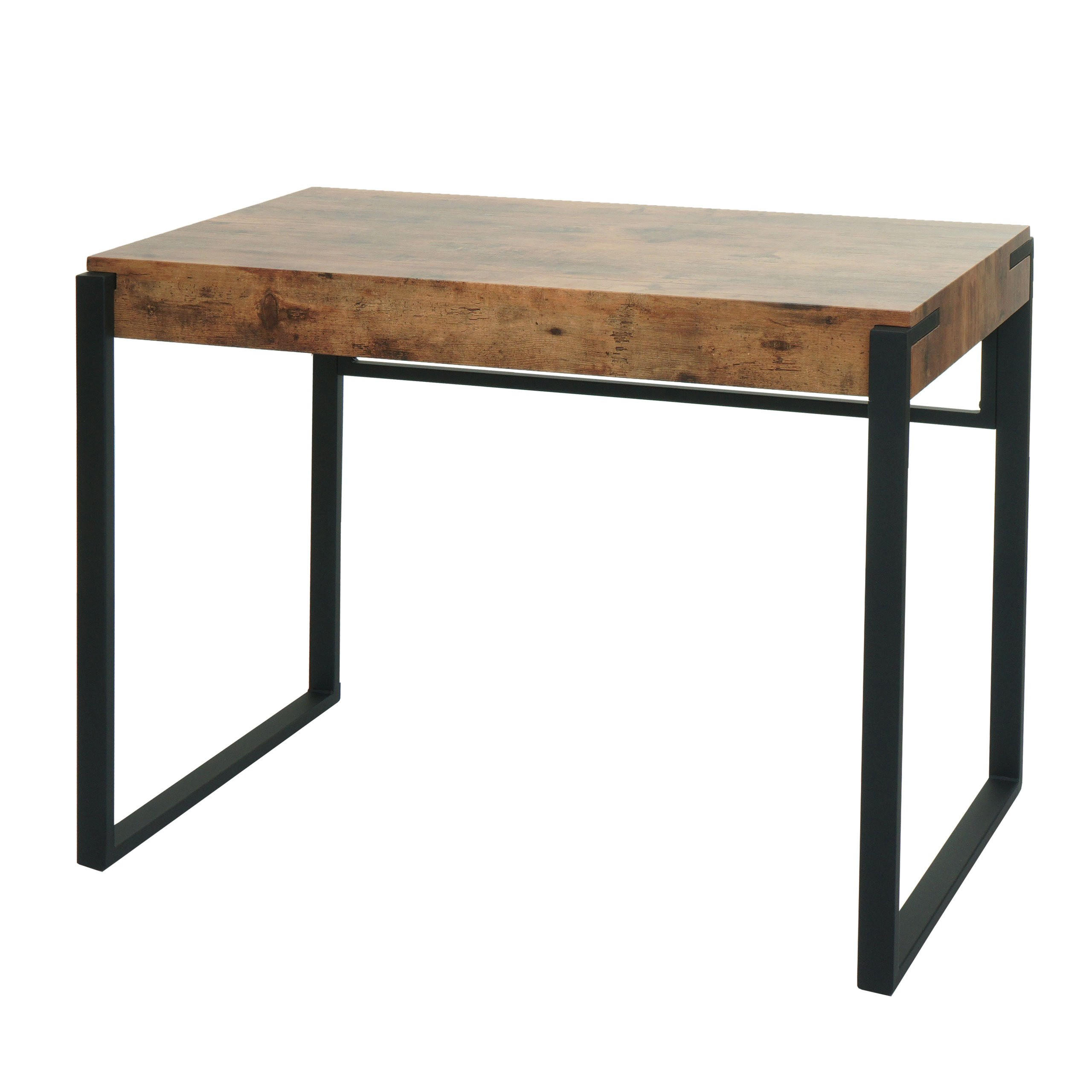 SCHREIBTISCH quadratisch Braun - Braun, Holz (54/100/80cm) - MCW