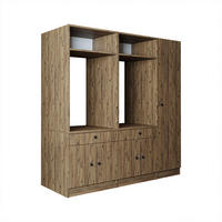 WASCHMASCHINENSCHRANK Serie 1 179cm Breit, 184cm Hoch - Eichefarben, Holzwerkstoff (179/184/67cm)