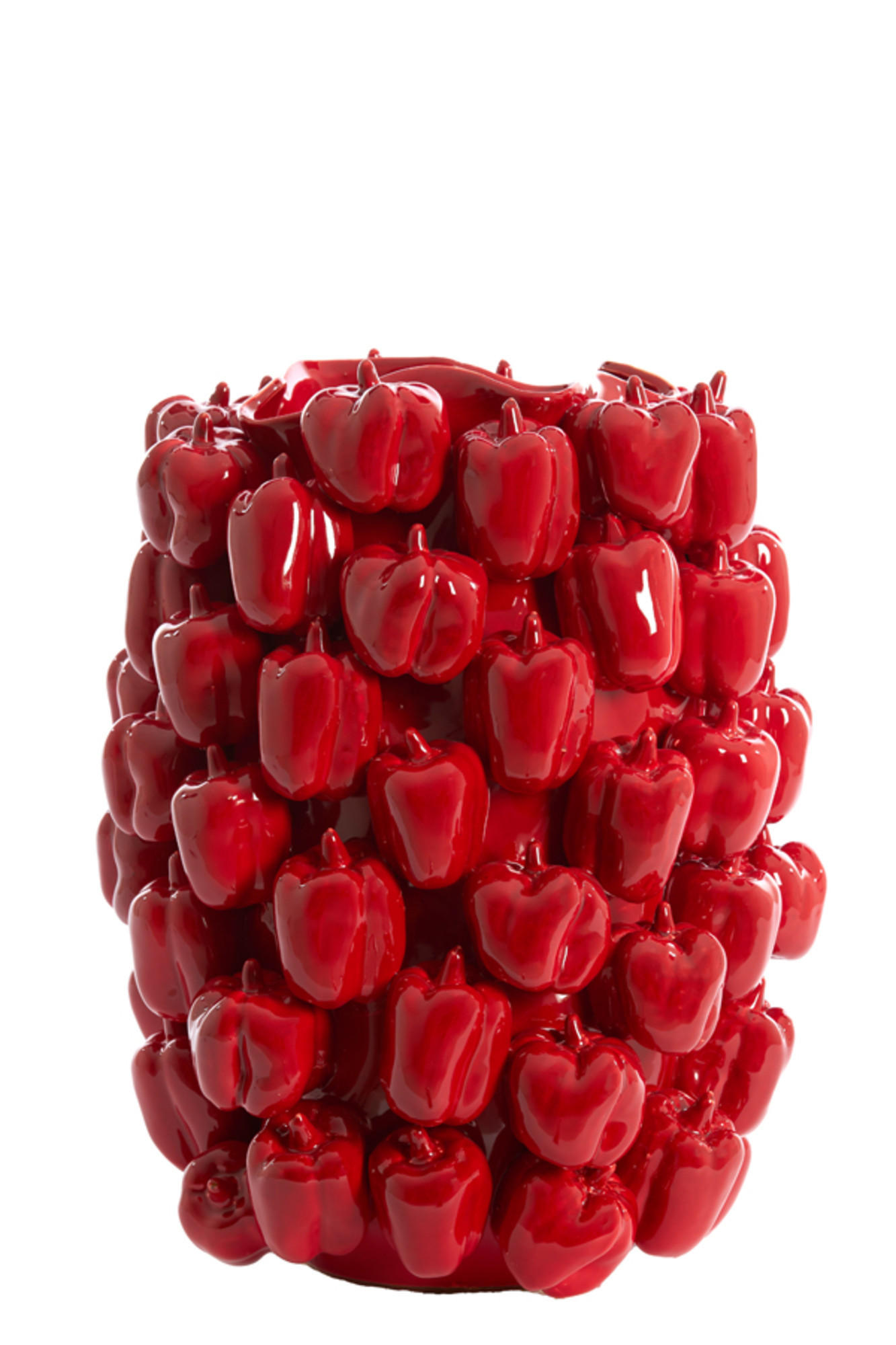 VASE Paprika Rot Ø35/47 cm - Rot, Keramik (47cm) - Light & Living