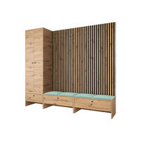 GARDEROBE Balma VI - Hellgrün, Holzwerkstoff (230/206/44cm) - MIRJAN24