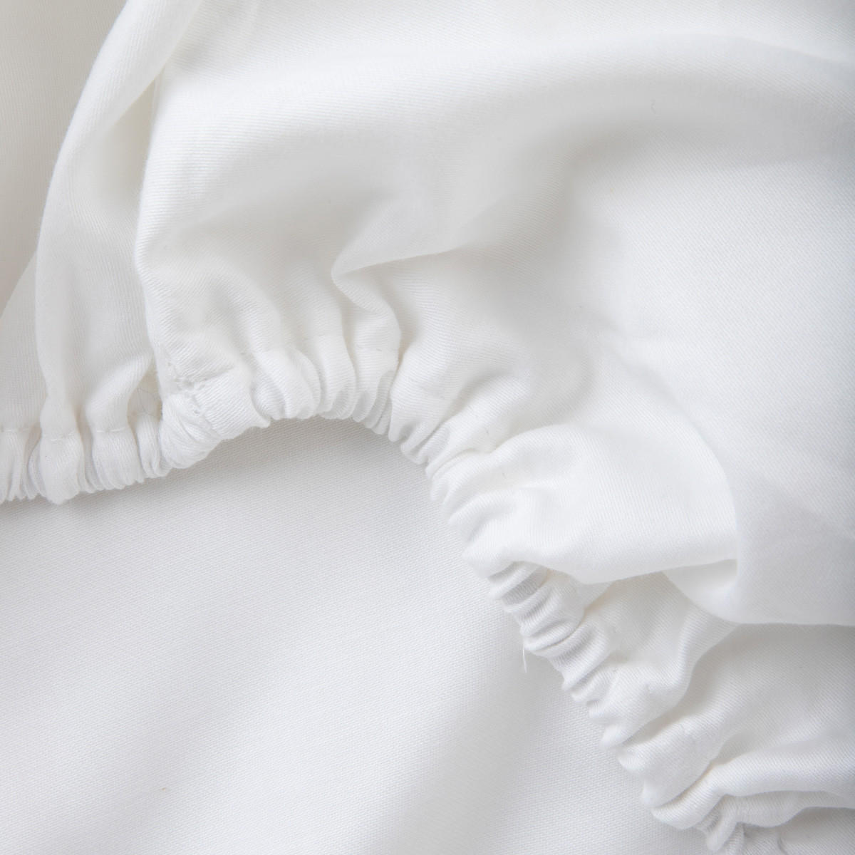 BETTLAKEN Danielle weiß Satin 90/200 cm - Weiß, Textil (90/200cm) - Homla