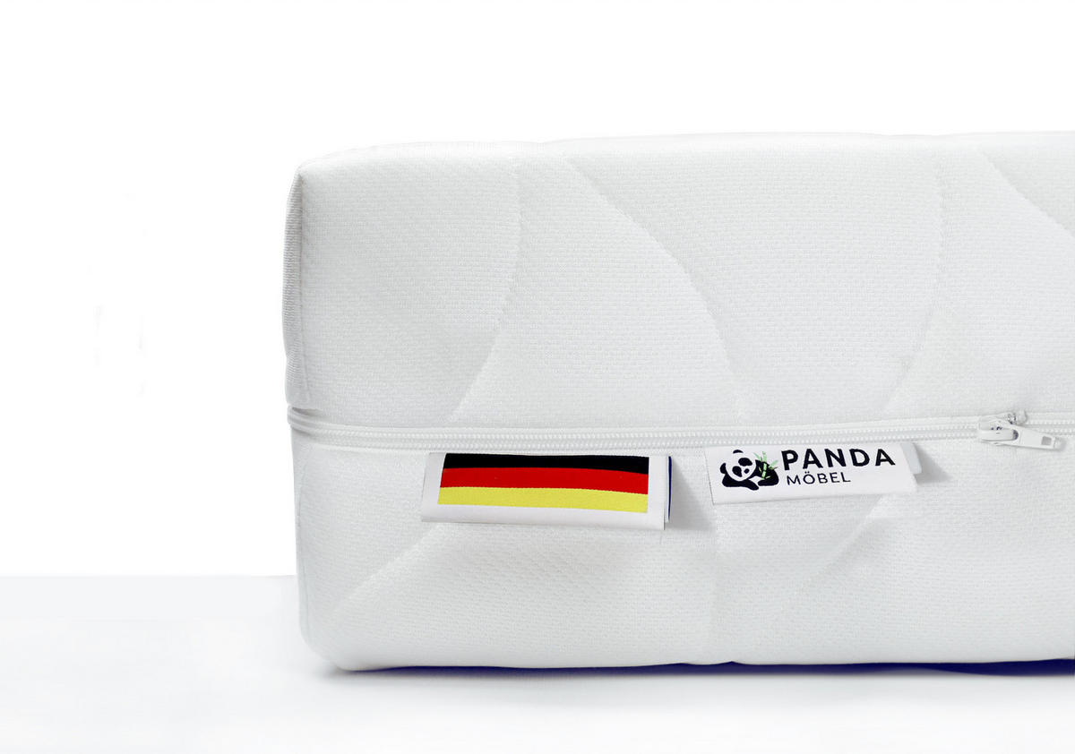 TASCHENFEDERKERNMATRATZE Pocket mit KOKOS 100x200cm H3/H4 - Weiß, Textil (100/200cm) - Panda Möbel