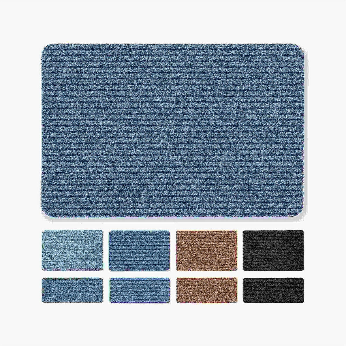 FUSSMATTE INNEN RB 2ER SET - Grau, Textil (40/60cm) - Astra