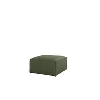 POLSTERHOCKER Celes Premium 65x65cm - Jadegrün, Holzwerkstoff/Textil (65/40/65cm) - Fun Möbel