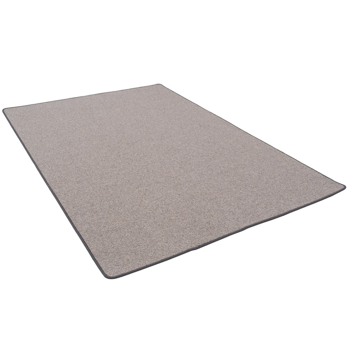 NATUR TEPPICH WOLLE BERBER - Anthrazit, Textil (80/160cm) - Snapstyle