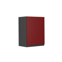 HÄNGESCHRANK R-Line Rot 45 cm J-Shape - Anthrazit/Rot, Holzwerkstoff (45/60/31cm) - Vicco