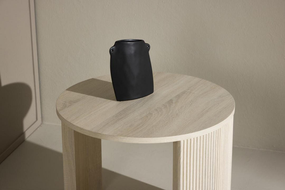 COUCHTISCH, Bristol, Whitewash, MDF, 60 x 60 x 45 cm - Weiß, Holzwerkstoff (60/60/45cm) - ebuy24