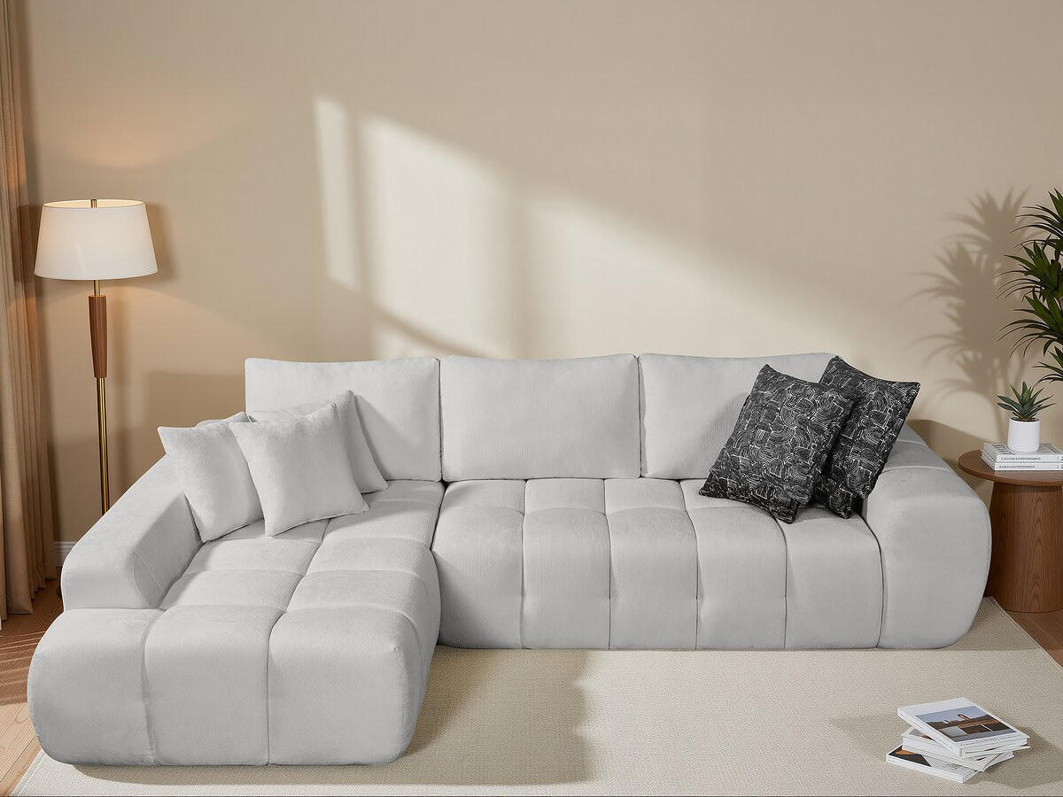 ECKSOFA sidonie Grau - Grau, Textil (188/284cm) - Habitat Garten