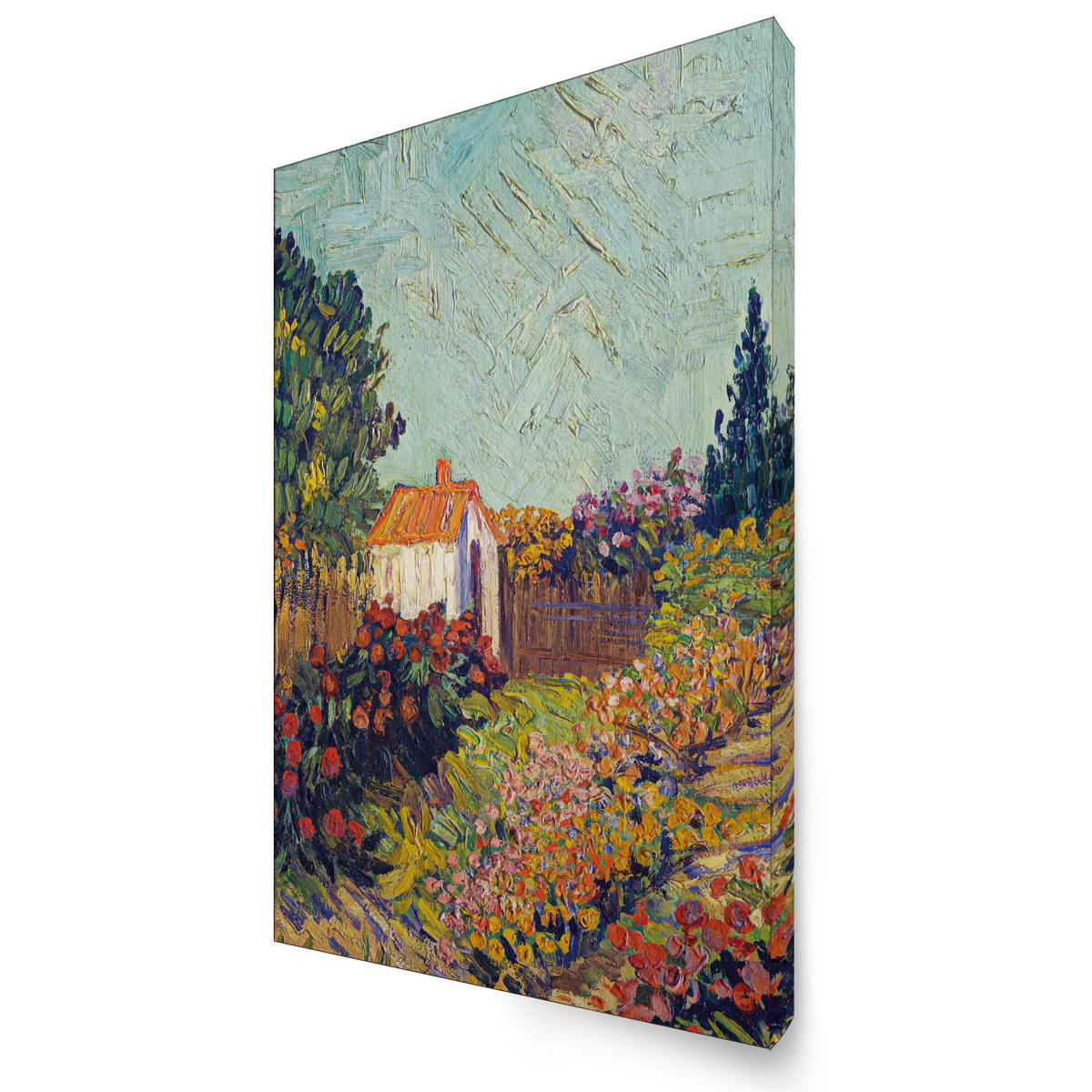 LEINWANDBILD Van Gogh Landschaft - Multicolor, Wellpappe/Textil (100/70cm) - Art for the Home