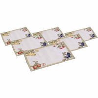 PLATZSETS French Garden bunt 49 x 32,5 cm 6er Set - Multicolor, Textil (49/32.5/2cm) - Villeroy & Boch