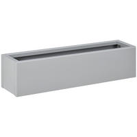 HOCHBEET 91/22/22 cm Grau - Grau, Metall (22/22/91cm) - Oxeza