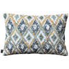 KISSENHÜLLE Cosy Home blau- weiß, 47x28 cm - Blau/Weiß, Textil (47/28cm) - Dekoria