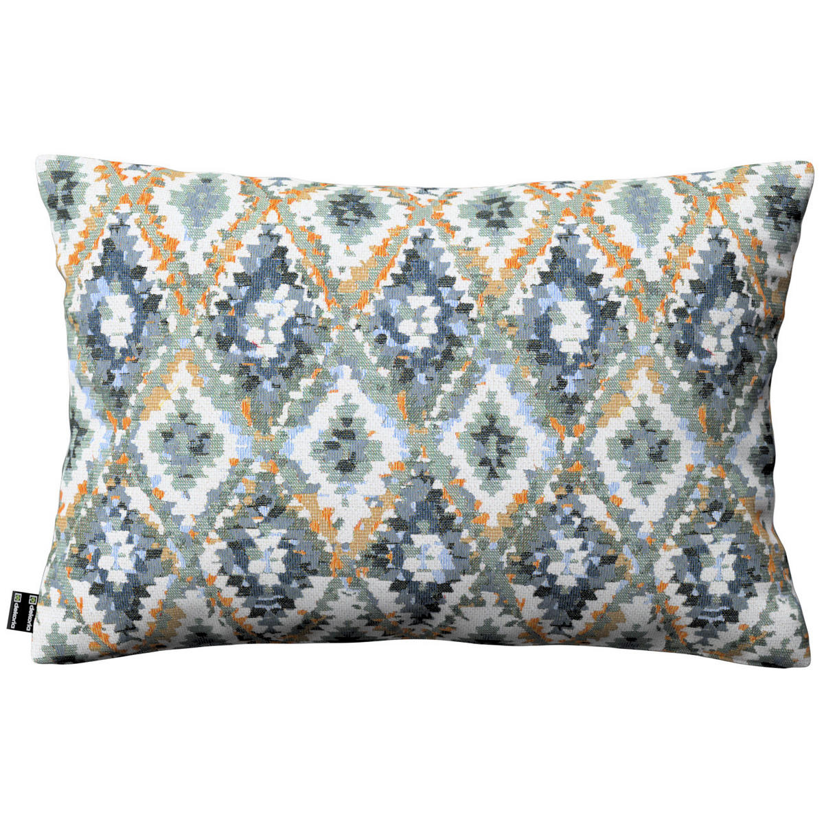 KISSENHÜLLE Cosy Home blau- weiß, 60x40 cm - Blau/Weiß, Textil (60/40cm) - Dekoria