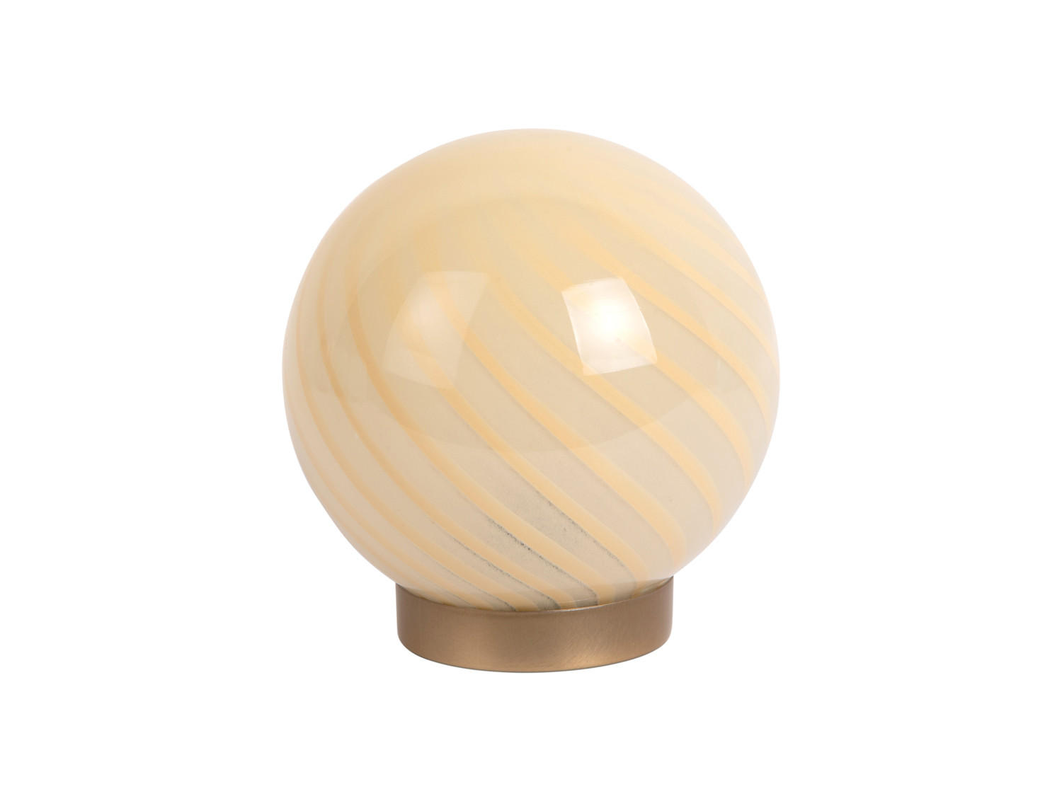 TISCHLAMPE Summer Globe 15.2/15.2/16.7 cm - Gelb, Glas (15.2/15.2/16.7cm) - Leitmotiv