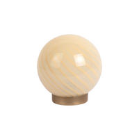TISCHLAMPE Summer Globe 15.2/15.2/16.7 cm - Gelb, Glas (15.2/15.2/16.7cm) - Leitmotiv