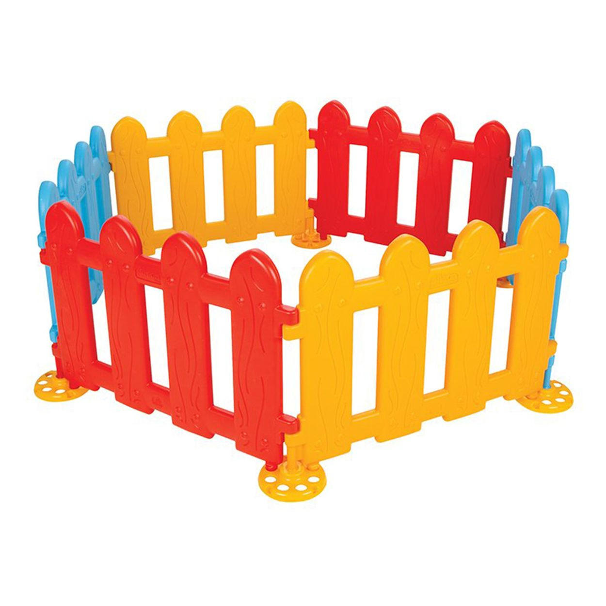 LAUFSTALL 6203 72,5 x 51,5 cm, 6 Elemente, Bällebad nutzbar, Garten und Haus - Multicolor, Kunststoff (155/52/135cm) - Pilsan